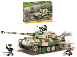 COBI 2480A blokuje nemecký Tiger Tiger II tank
