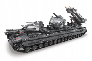 Blokuje vojenský tank KV 2 3663 blokov