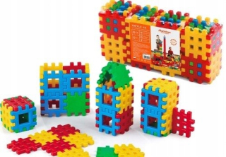 Stavebné bloky doštičiek 48 prvkov