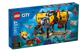 Bloky mestských blokov lego vedcov oceánu 60265