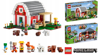 Lego Minecraft 21187 Red Barn 9+