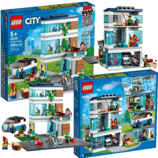 LEGO blokuje moderný rodinný dom