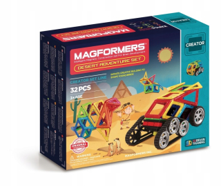 Tvorca púšť Adv set 32el Mag Magnetic Blocks