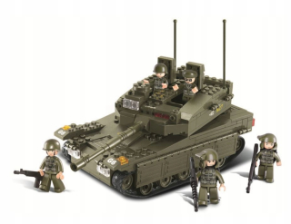 Bloky Armáda Tank Army Mercava Mercava Mercava 344el.