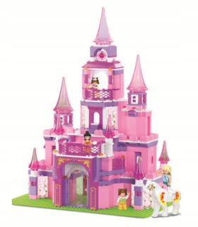 Bloky Słuban Castle Princess Palace Pink 472el