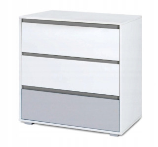 Klupś dresser dalia šedá biela šedá