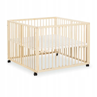 Klupś Playpen Jonas Pine s kolesami