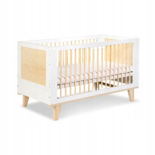 Klupś Bed-Tapczanik Lydia 140x70 Sosna-Biel