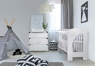Klupś NEL set set 120x60 biela