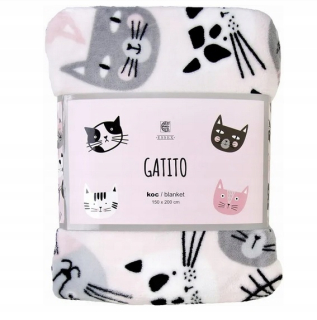 Prikrývka 150x200 Soft Fluffy Gatito Cats