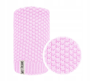 Bavlnená prikrývka 100% rôznych veľkostí - Pink 100x120