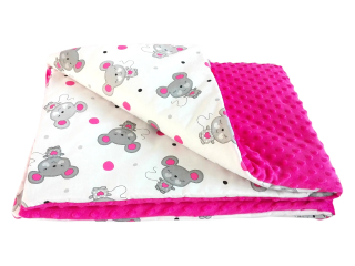 Prikrývka Minky Quilt 100x75 COT TROLLEY D. WYBór