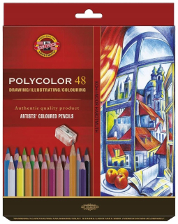 Koh-i-noor Polycolor Artistic Cencils 48 farby