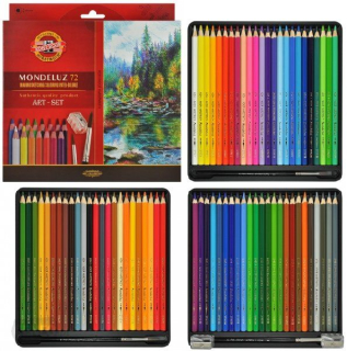 Koh-i-noor akvarely ceruzky Monduz 72 farieb