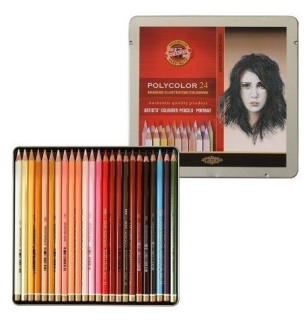 Koh-i-noor ceruzky polycolor 24 Kol Portrét Metal