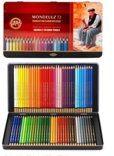 Koh-i-noor akvarely ceruzky Monduz 72 kazety