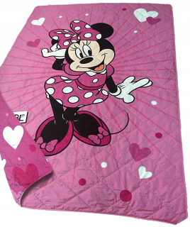 Letná prikrývka 140x200 Minnie Miki Detská myš