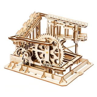 Vodné koleso drevené puzzle3d na skladanie darčeka