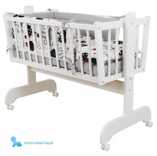 PINE CRADLE 90X40 3 farby matrac Obliečky Duo
