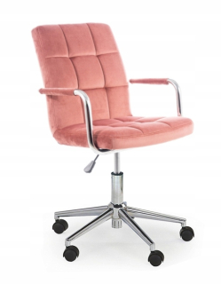 POHODLNÉ OTOČNÉ STOLIČKO GONZO PINK VELVET