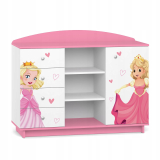 Kufrík pre dievčatá Cod05 princezná Pink UV