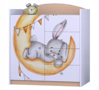 Komoda HAPPY K08 - SVETLÁ HRUŠKA