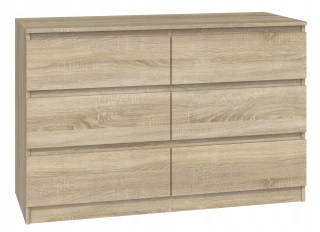Zásuvky M6 120 400 Skrinky 6 zásuviek Sonoma Oak
