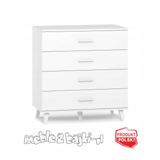 Mládežnícka komoda Smoot Cod02 biela