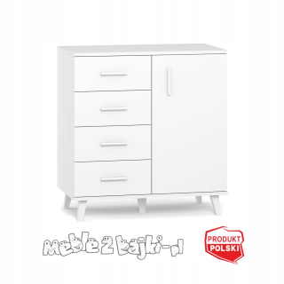 Mládežnícka komoda Smoot Cod03 biela