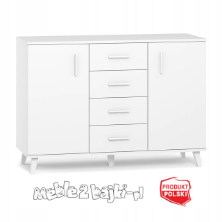 Mládežnícka komoda Smoot Cod06 biela