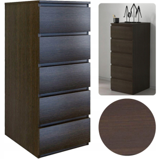 Skrinka na komoda 5 zásuviek Rack W5 40x111x45 Wenge