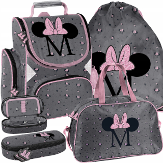 Sada 4 ele -školák taška Minnie School Paso