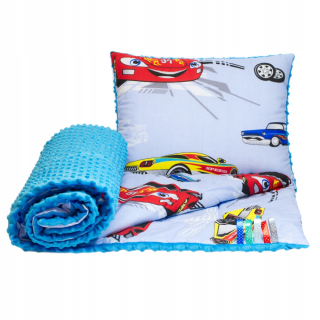 Minky set prikrývka 120x90 vankúš 40x50 posteľná bielizeň