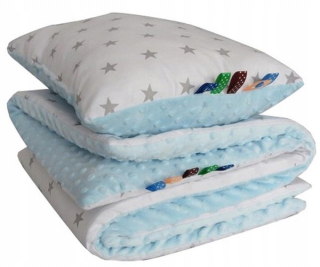 Minky set prikrývka prikrývky 100x135 vankúš 40x40