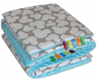 Minky set prikrývka prikrývky 100x150 vankúš 40x60