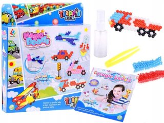 Vodné korálky Magic 3D Set 800EL Vozidlá