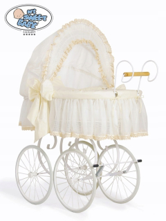 Moses Retro Elisa Basket - White + Cream Post