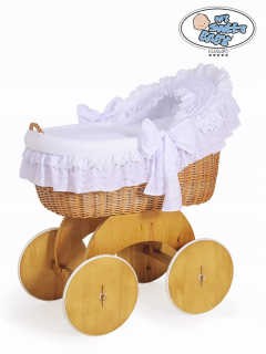 Mojžišský kôš s prútenými stánkami Lily Natural + B