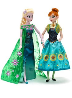 Mrazená Elsa a Anna 30 cm Disney Land