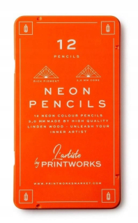 Crayons 12 Colors Neon, Printworks