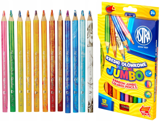 JUMBO 12 FAREBNÉ MAGICKÉ JUMBO CERUZKY ASTRA