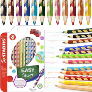 Trojuholníkové pastelky Stabililo Case 12 PCS