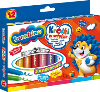 Bambino Stuff Cencils 12 farieb