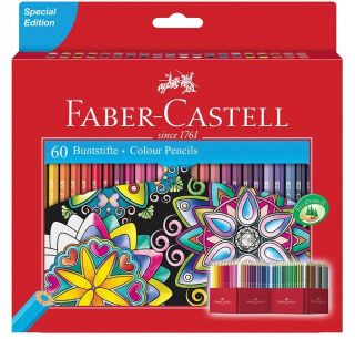 Hradné ceruzky 60 farieb Faber Castell