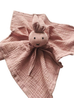 Bunny maskot mušelín dvojitý guze