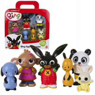 Bing Rabbit Veľká sada 6 figúr Pando Sula Flop