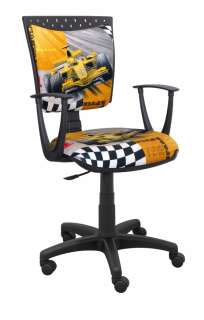 Detská stolička pre stôl Spiddo F1 žltá
