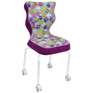 Ergonomická predsedníčka kolesá sovy Deti sovy
