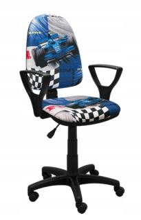 Stolička stoličky pre detský stôl chované F1 Blue