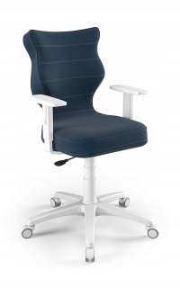 Duo White Velvet 24 mládežnícky kreslo Veľkosť 5